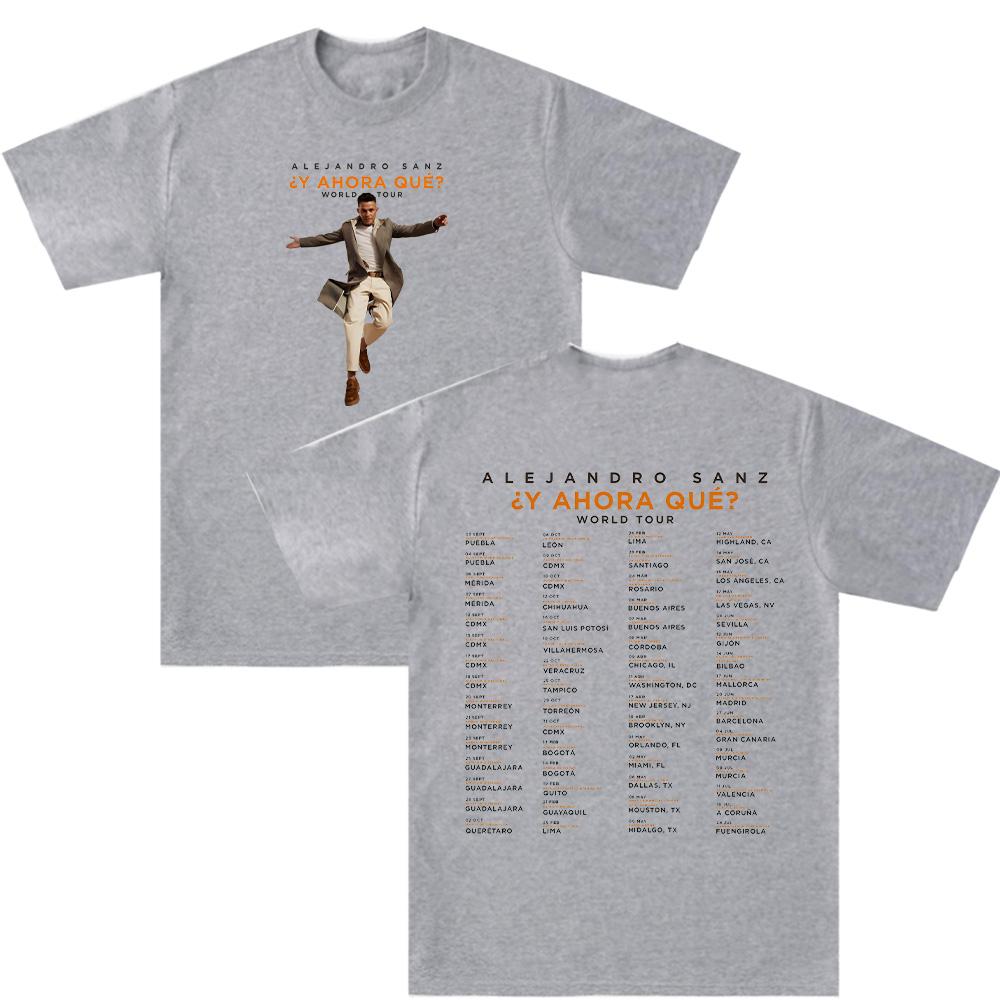 Alejandro Sanz Y AHORA QUE World Tour Tshirt Fashion Tee Oversized Casual Short Sleeve T Shrit Unisex Women Cotton Streetwear Y2K 4XL
Alejandro Sanz Y AHORA QUE World Tour Tshirt Fashion Tee Oversized Casual Short Sleeve T Shrit Unisex Women Cotton Streetwear Y2K 4XL