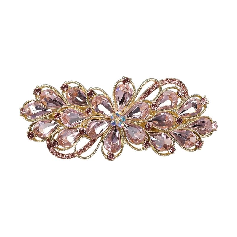 Elegant 8cm Rhinestoned Hair Clip For Women Zinc Alloyed Rhinestones Decorated Barrettes For Updos And Ponytails рожевий
Elegant 8cm Rhinestoned Hair Clip For Women Zinc Alloyed Rhinestones Decorated Barrettes For Updos And Ponytails рожевий