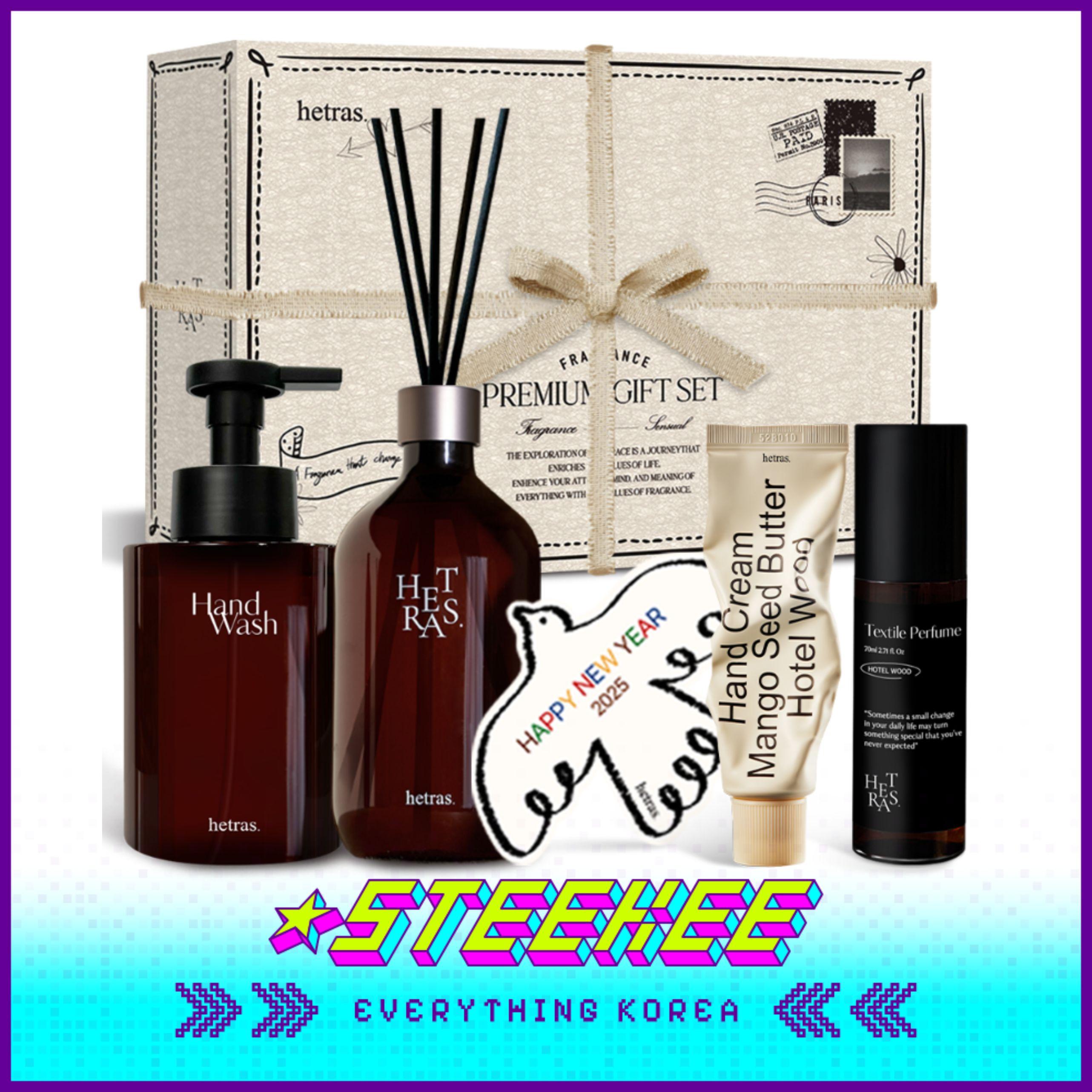 Hetras Premium Perfume Hand Care New Year Special Gift Set Present by Steekee Korea 2430
Hetras Premium Perfume Hand Care New Year Special Gift Set Present by Steekee Korea 2430