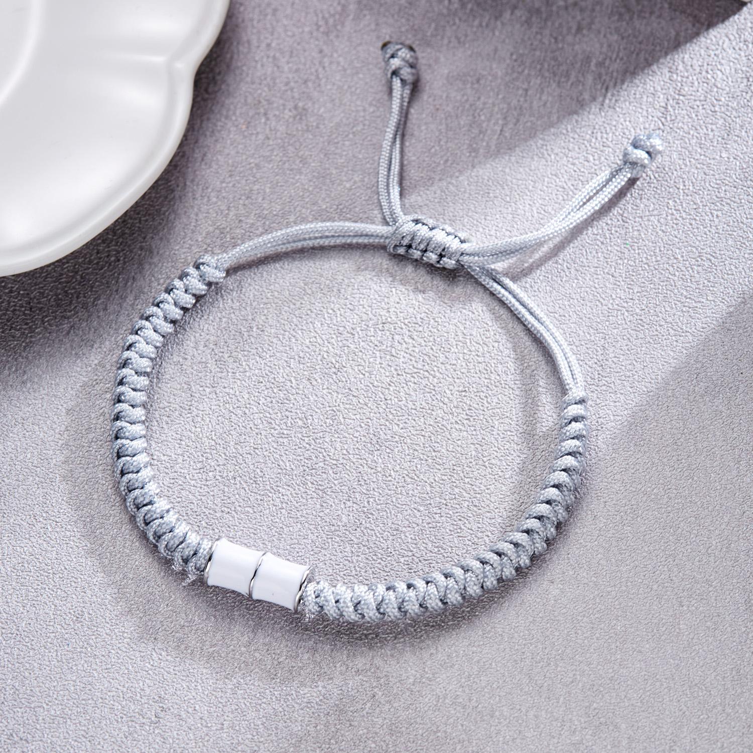 Ручна робота 2 шт. Щасливий мотузковий бамбуковий браслет-ланцюжок для пар, плетіння, жіночі, чоловічі, вечірні прикраси, подарунок
Ручна робота 2 шт. Щасливий мотузковий бамбуковий браслет-ланцюжок для пар, плетіння, жіночі, чоловічі, вечірні прикраси, подарунок