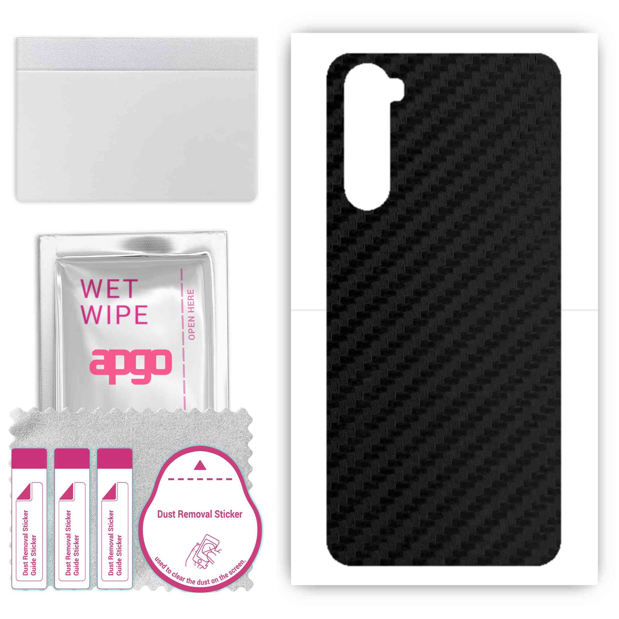 apgo Protective Skin Sticker for the back compatible with OnePlus Nord, Wrap Film, Foil, Vinyl - Pattern Carbon Black
apgo Protective Skin Sticker for the back compatible with OnePlus Nord, Wrap Film, Foil, Vinyl - Pattern Carbon Black