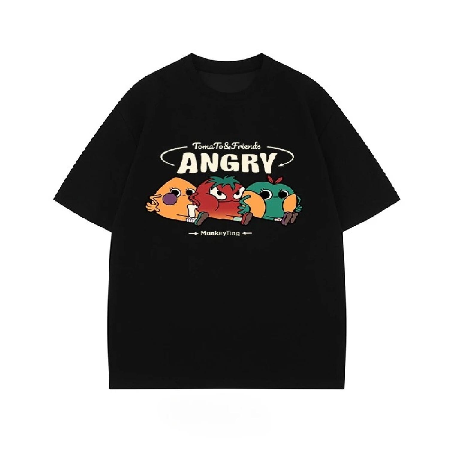 New American Cartoon Vegetable Print Cotton T-shirt for Summer 2025 Loose and Casual Short-sleeved Men s and Women s Tops S чёрный
New American Cartoon Vegetable Print Cotton T-shirt for Summer 2025 Loose and Casual Short-sleeved Men s and Women s Tops S чёрный