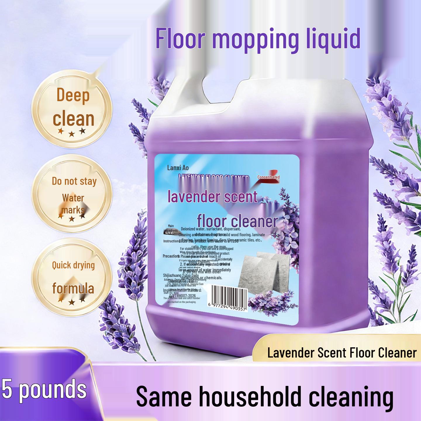 Lavender Floor Cleaner - Large Bucket, Long-Lasting Fragrance, Ideal for Home or Hotel Tile, Odor Removal
Lavender Floor Cleaner - Large Bucket, Long-Lasting Fragrance, Ideal for Home or Hotel Tile, Odor Removal