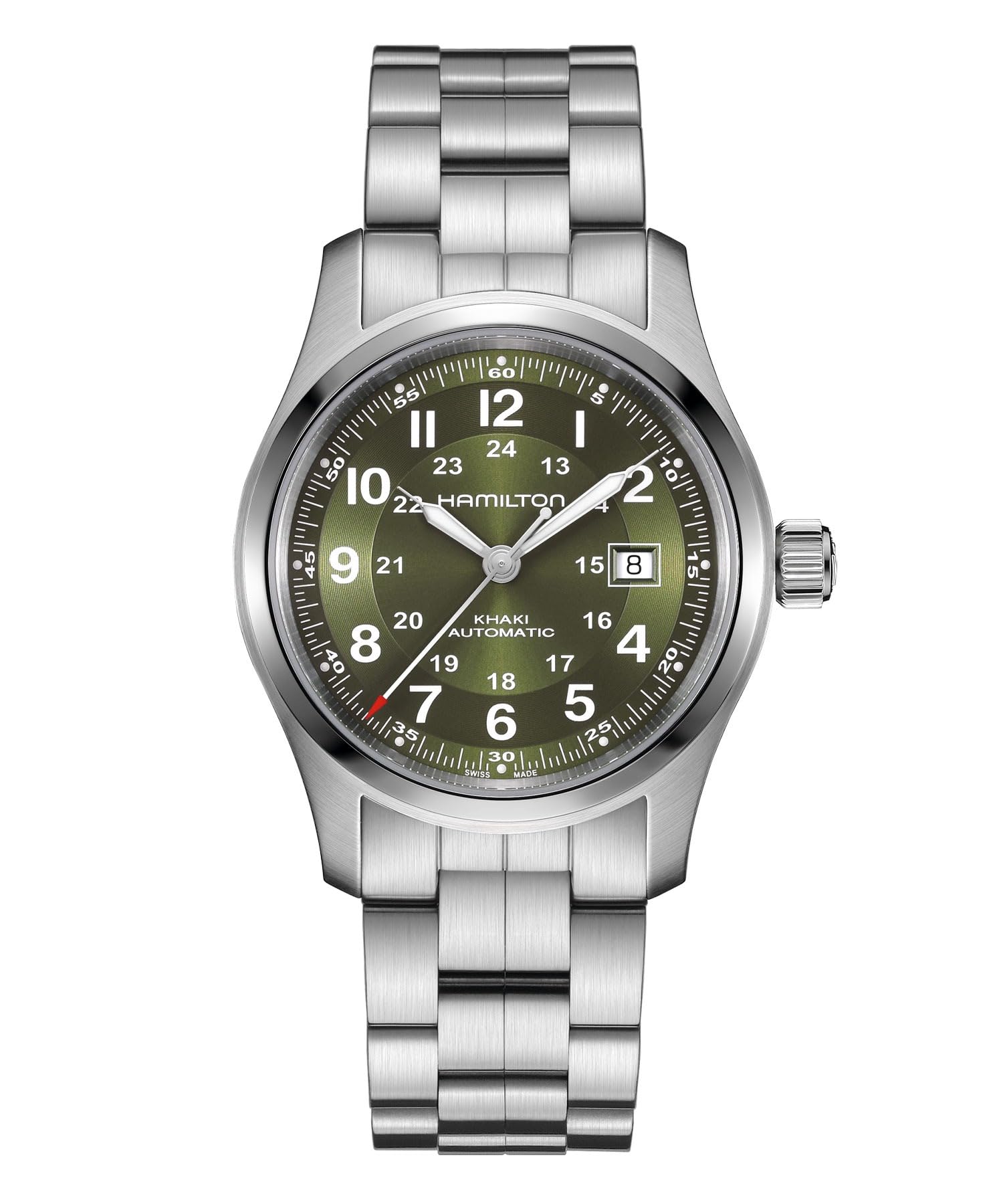 Hamilton Khaki Field Mechanical Automatic Wristwatch H70605160 Genuine Guarantee Gents
Hamilton Khaki Field Mechanical Automatic Wristwatch H70605160 Genuine Guarantee Gents