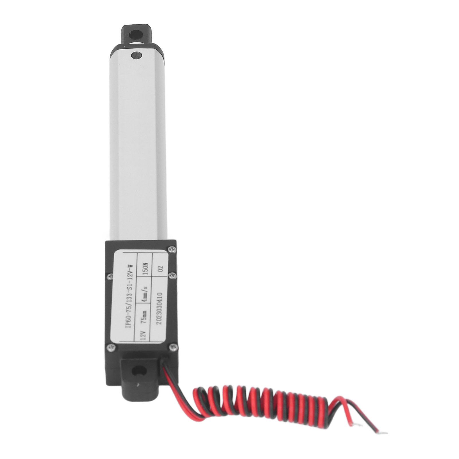 150N Electric Micro Linear Actuator Multi Protection Electric Mini Motion Actuator 75mm Stroke 12V Type 2
150N Electric Micro Linear Actuator Multi Protection Electric Mini Motion Actuator 75mm Stroke 12V Type 2