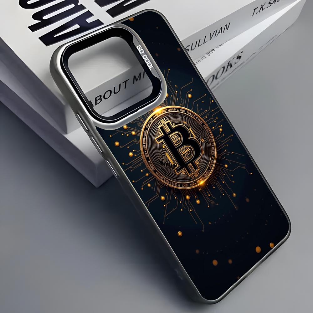Luxury Bitcoin Gold Phone Case For iPhone 16 15 14 13 12 11 Pro Max Grey Black Phone Cover Matte Laser Metallic Aurora Funda iPhone11PRO
Luxury Bitcoin Gold Phone Case For iPhone 16 15 14 13 12 11 Pro Max Grey Black Phone Cover Matte Laser Metallic Aurora Funda iPhone11PRO