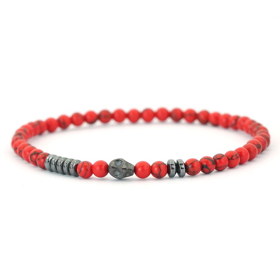New Fashion 5 Styles Skull Bracelet Unisex Selected 4mm Small Stone Beaded Braslet Hematite Energy Healing Meditation Braclet
New Fashion 5 Styles Skull Bracelet Unisex Selected 4mm Small Stone Beaded Braslet Hematite Energy Healing Meditation Braclet