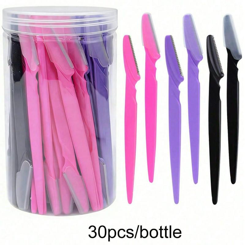 30pcs/Bottle Eyebrow Razor Set, Includes Storage Box, Facial Trimming Blades & Shaver, Suitable For Facial & Body Hair Removal, Beauty Accessory
30pcs/Bottle Eyebrow Razor Set, Includes Storage Box, Facial Trimming Blades & Shaver, Suitable For Facial & Body Hair Removal, Beauty Accessory