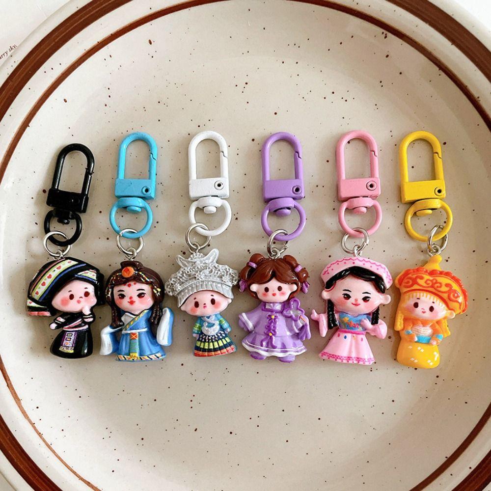 6Pcs Bag Pendant Hanfu Girl Dolls Pendant Chinese Ancient Mini Car Key Ring Backpack Decoration 6Pcs
6Pcs Bag Pendant Hanfu Girl Dolls Pendant Chinese Ancient Mini Car Key Ring Backpack Decoration 6Pcs