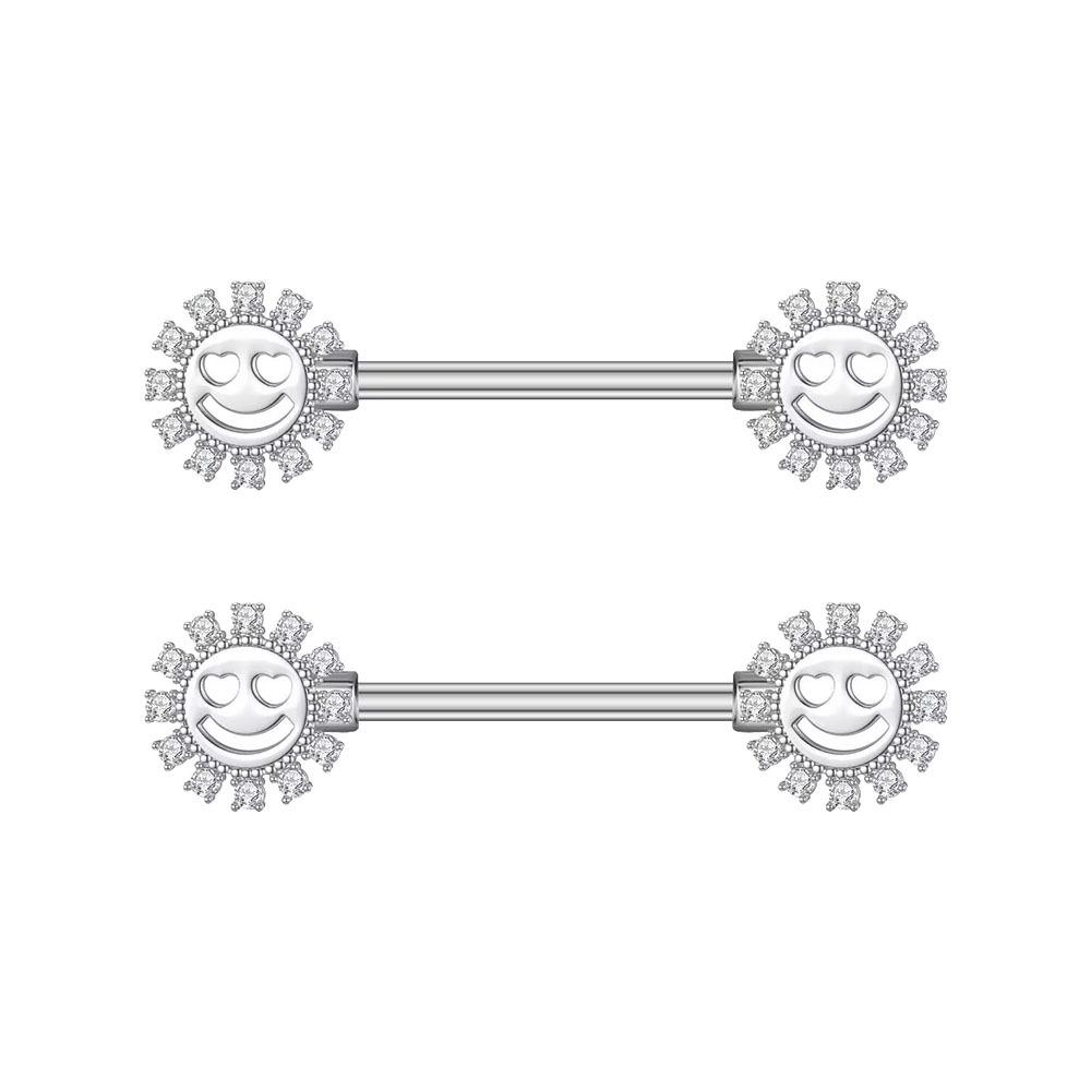 1 Pair Both Sides Screwed Belly Button Rings Sets Stainless Steel Body Piercing Ring
1 Pair Both Sides Screwed Belly Button Rings Sets Stainless Steel Body Piercing Ring