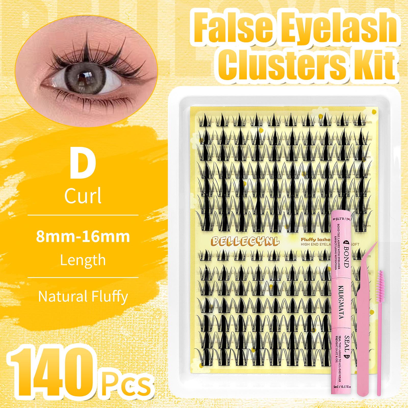1PC Segmented Eyelash Kit for DIY Natural Fishtail False Eyelashes, Perfect Holiday Gift
1PC Segmented Eyelash Kit for DIY Natural Fishtail False Eyelashes, Perfect Holiday Gift