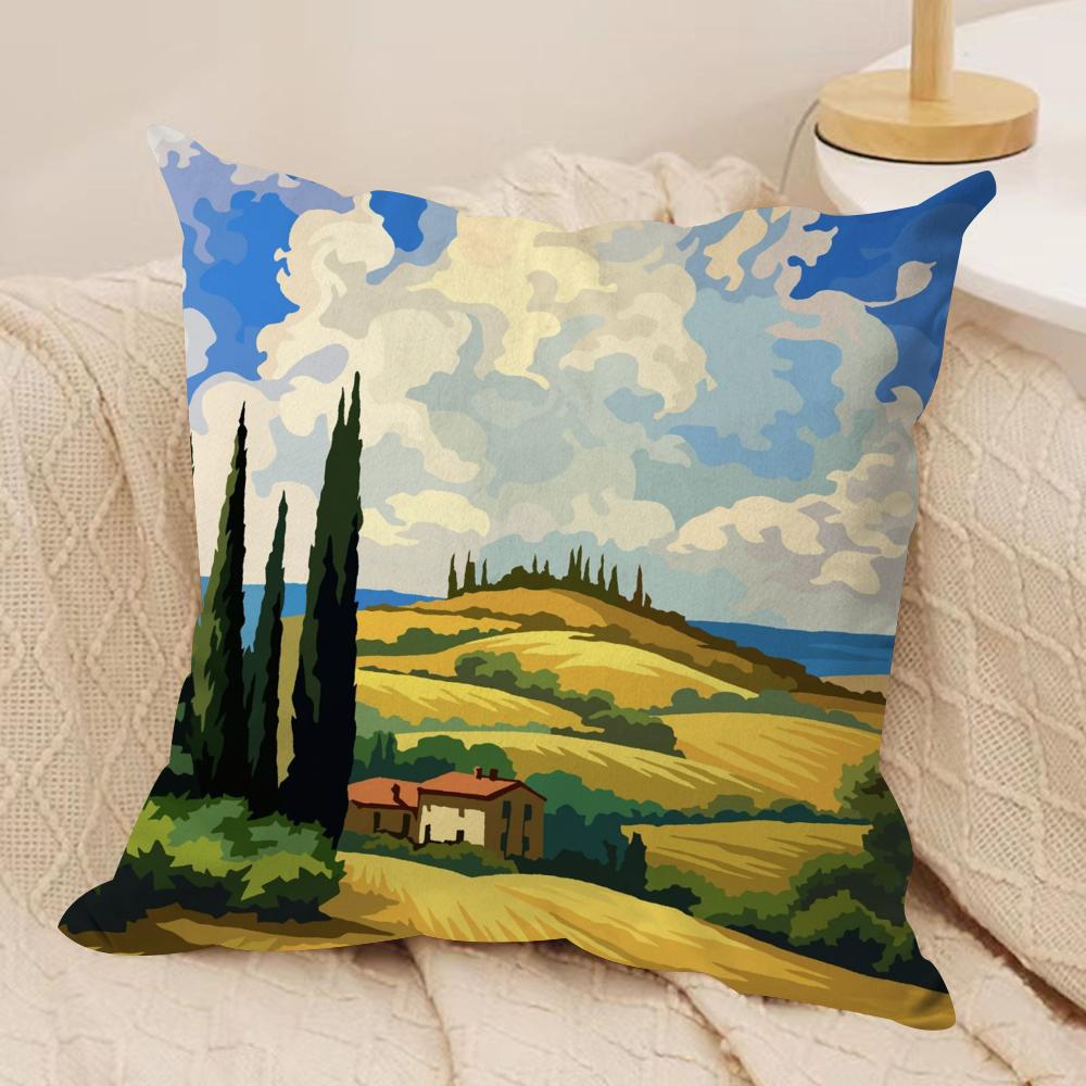 Wheat field cypress Cushion Cover Soft Plush Throw Pillow Cover DoubleSided Printed Cushion Case Cozy Sofa Home Decor 30x30cm
Wheat field cypress Cushion Cover Soft Plush Throw Pillow Cover DoubleSided Printed Cushion Case Cozy Sofa Home Decor 30x30cm