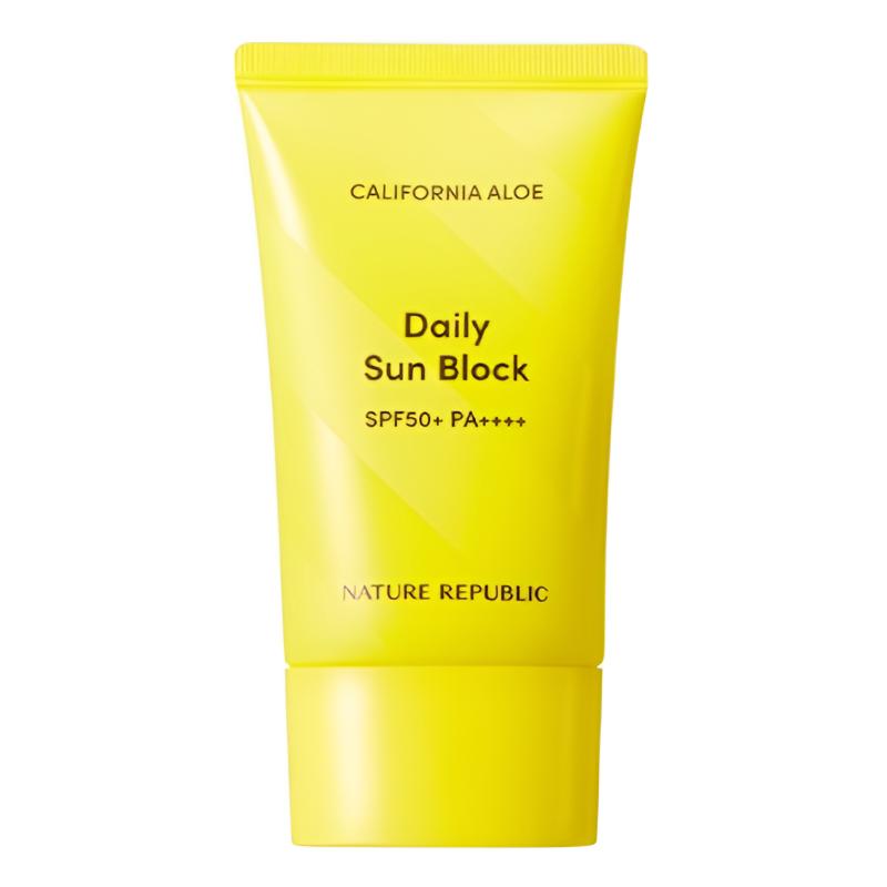 Nature Republic California Aloe Daily Sun Block SPF 50+ PA++++ (57ml)
Nature Republic California Aloe Daily Sun Block SPF 50+ PA++++ (57ml)