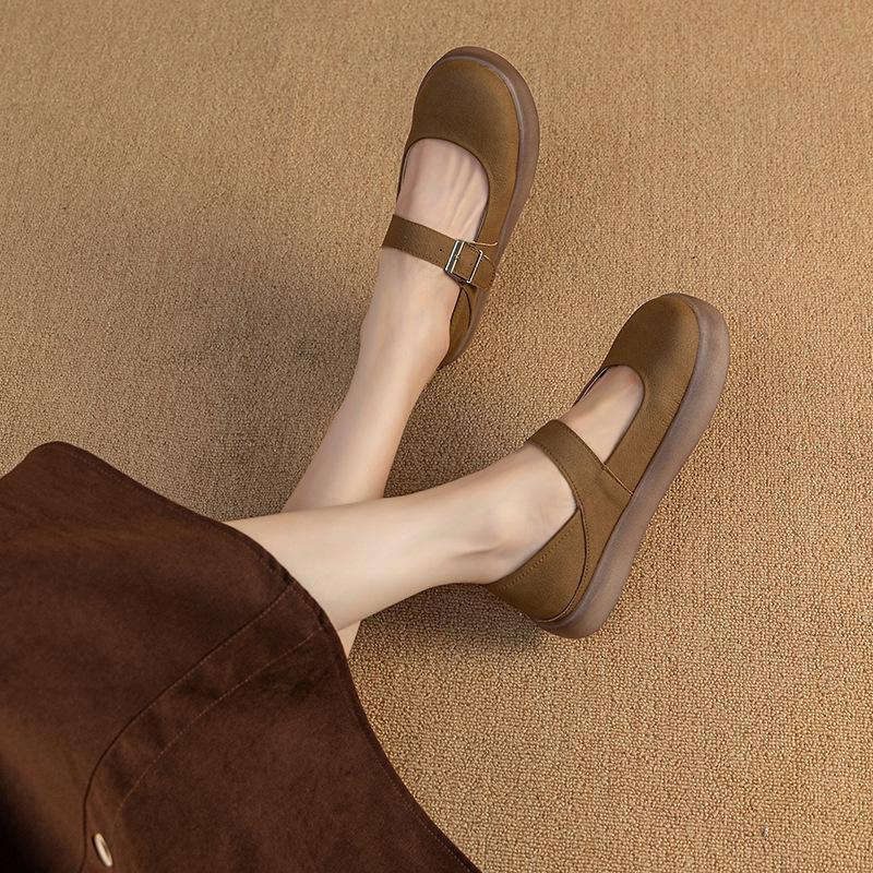 Туфли Мэри Джейн в стиле ретро, сумка, сандалии с головкой, модная одежда, женская обувь большого размера, плоская подошва, дышащие одинарные туфли 43
Туфли Мэри Джейн в стиле ретро, сумка, сандалии с головкой, модная одежда, женская обувь большого размера, плоская подошва, дышащие одинарные туфли 43