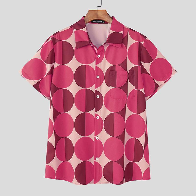 INCERUN Oversized Men Short Sleeve Polka Dots Print Buttons Casual Loose Shirts XL
INCERUN Oversized Men Short Sleeve Polka Dots Print Buttons Casual Loose Shirts XL