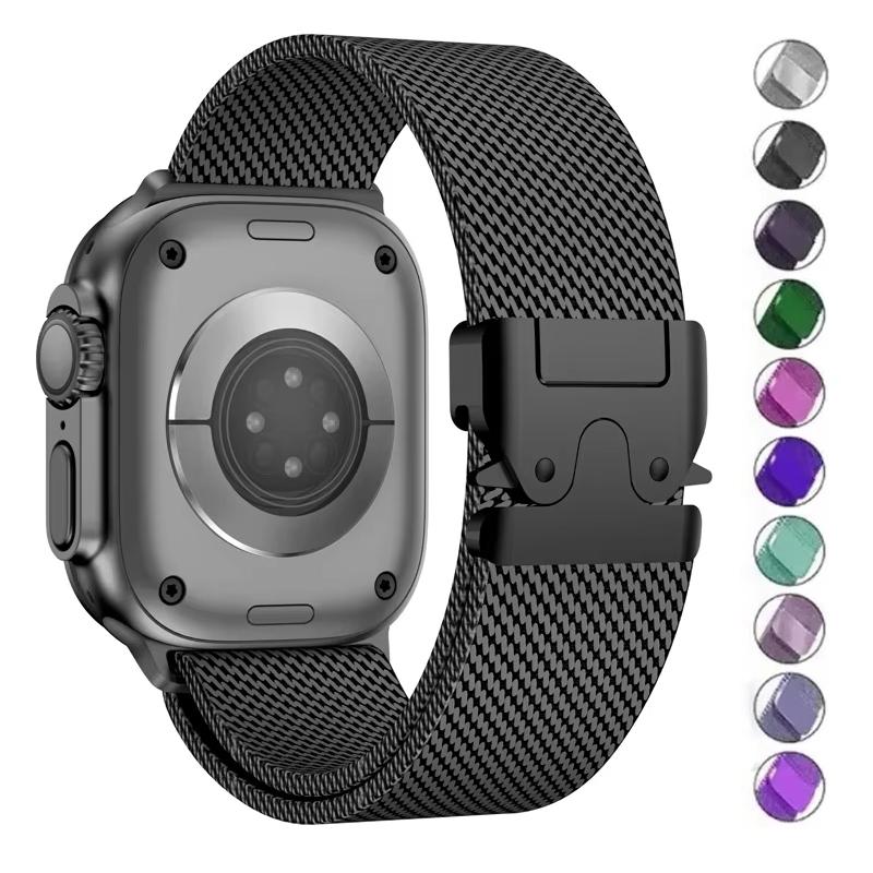 Класичний міланський ремінець із петлею для Apple Watch 10 9 8 7 41 45 мм Ultra/2 49 мм Чоловічий жіночий металевий ремінець для iWatch 6543SE 44 40 42 мм ремінь 38mm 40mm 41mm
Класичний міланський ремінець із петлею для Apple Watch 10 9 8 7 41 45 мм Ultra/2 49 мм Чоловічий жіночий металевий ремінець для iWatch 6543SE 44 40 42 мм ремінь 38mm 40mm 41mm