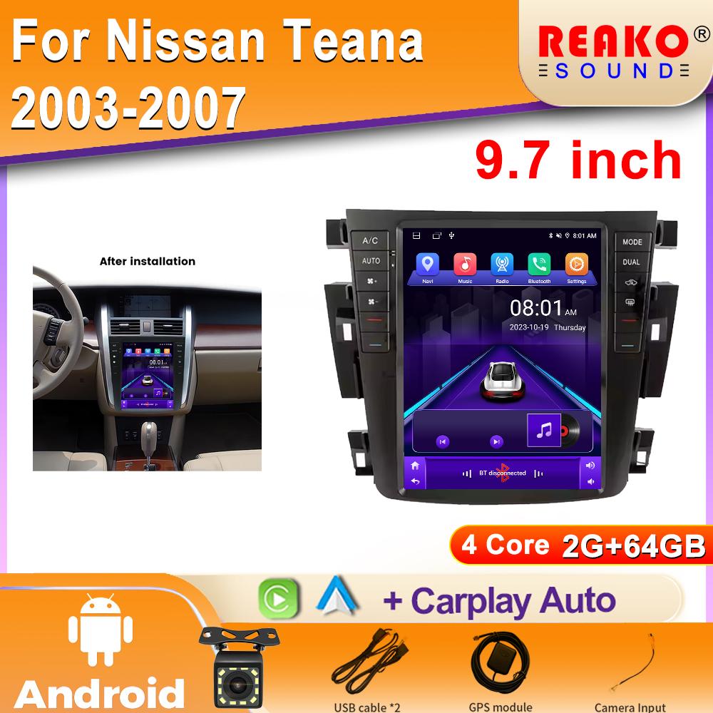 Android 9,7-дюймовый автомобильный GPS-магнитола с навигацией для Nissan Teana J31 2003-2007 230JK 230jm samsung sm7 4 core 2GB+64GB carplay
Android 9,7-дюймовый автомобильный GPS-магнитола с навигацией для Nissan Teana J31 2003-2007 230JK 230jm samsung sm7 4 core 2GB+64GB carplay