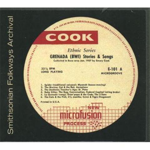 CD VARIOUS - Grenada Stories and Songs (COOK0010 COOK00101 Cook Records/Fo 1957 US Latin
CD VARIOUS - Grenada Stories and Songs (COOK0010 COOK00101 Cook Records/Fo 1957 US Latin