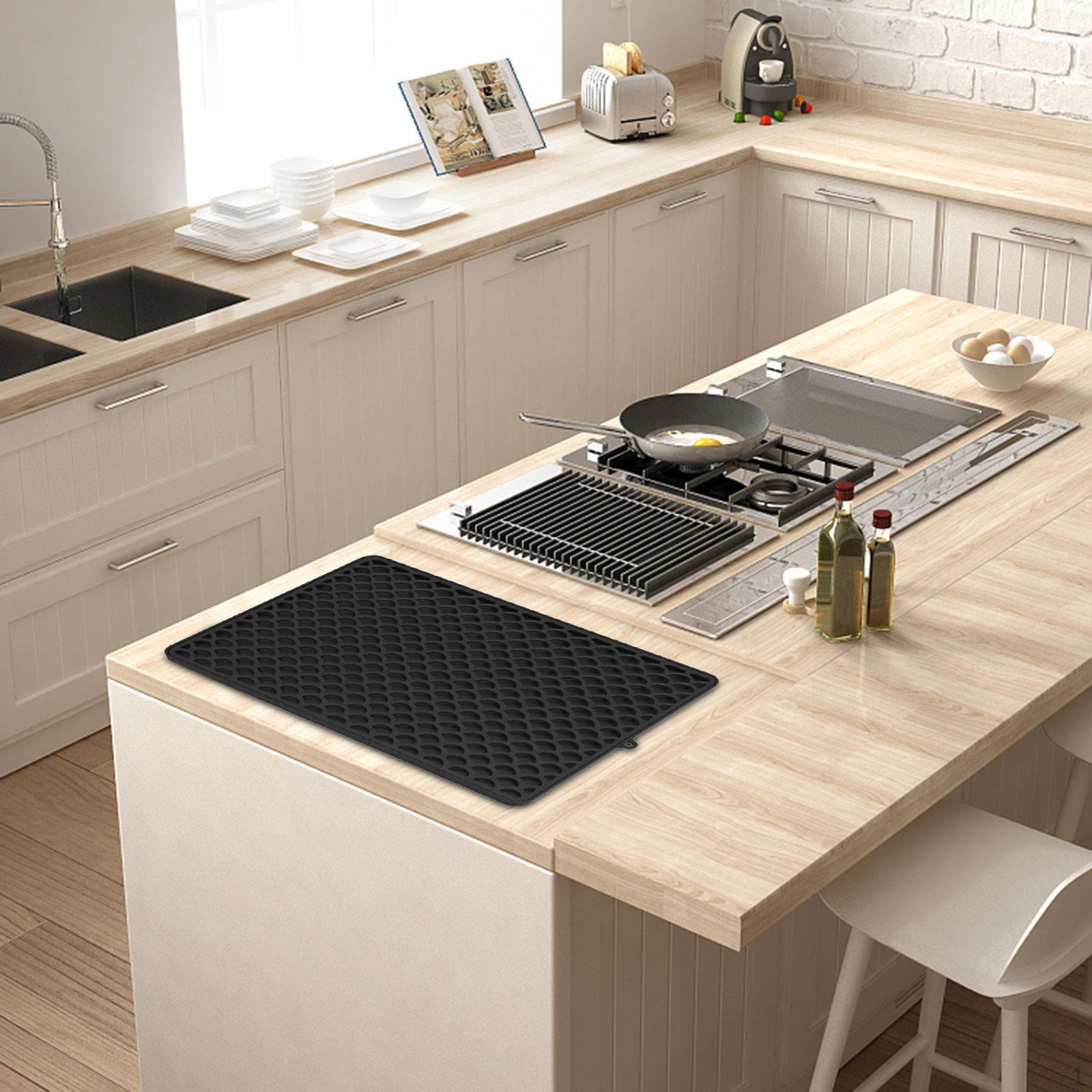 Коврик для посуды Подкладка для ящика Защита поверхности Нескользящий Сливной Уловитель кошачьего наполнителя Многоцелевой чёрный
Коврик для посуды Подкладка для ящика Защита поверхности Нескользящий Сливной Уловитель кошачьего наполнителя Многоцелевой чёрный