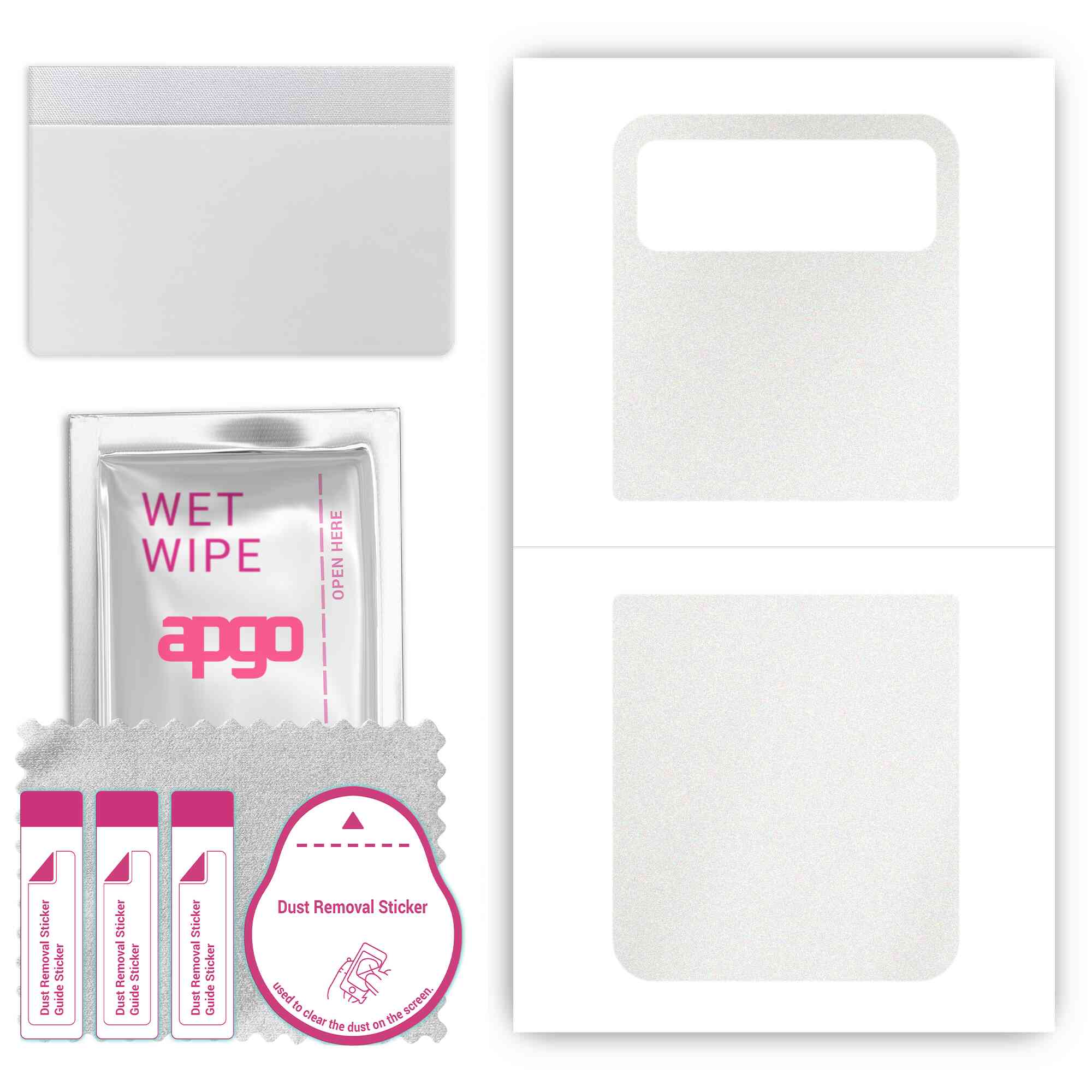 apgo Protective Skin Sticker for the back compatible with Motorola Razr 2023, Wrap Film, Foil, Vinyl - Pattern Matte Transparent
apgo Protective Skin Sticker for the back compatible with Motorola Razr 2023, Wrap Film, Foil, Vinyl - Pattern Matte Transparent