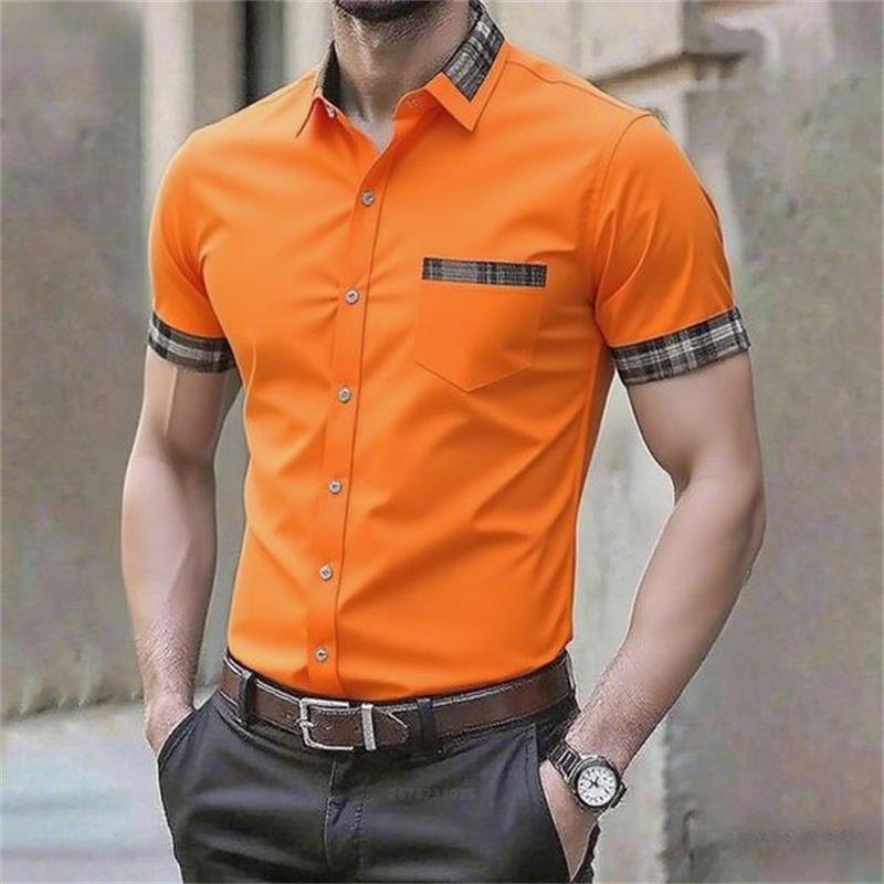 Men s short-sleeved shirt solid color business casual shirt soft and comfortable high-quality fabric wedding outdoor office wear 5XL
Men s short-sleeved shirt solid color business casual shirt soft and comfortable high-quality fabric wedding outdoor office wear 5XL