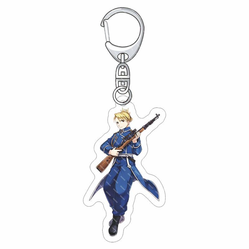 Anime Fullmetal Alchemist Edward Elric Acrylic Fun Keychain Jewelry Friends Gift Bag Charms Keyring Creative Key Chain Pendant 6 cm
Anime Fullmetal Alchemist Edward Elric Acrylic Fun Keychain Jewelry Friends Gift Bag Charms Keyring Creative Key Chain Pendant 6 cm