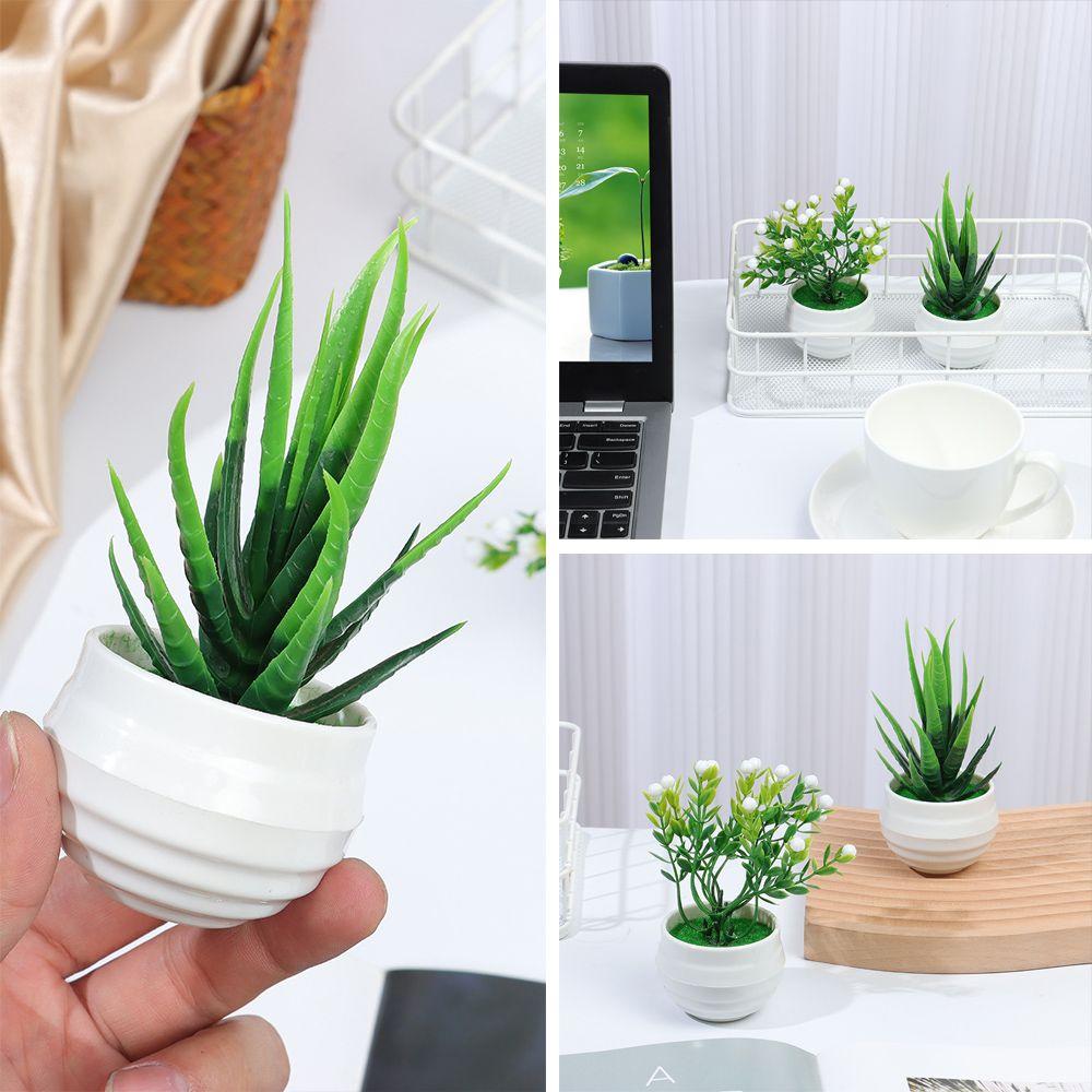Fake Flowers Simulated Tree Pot Plants Office Table Potted Ornaments Artificial Aloe Plants Bonsai A
Fake Flowers Simulated Tree Pot Plants Office Table Potted Ornaments Artificial Aloe Plants Bonsai A