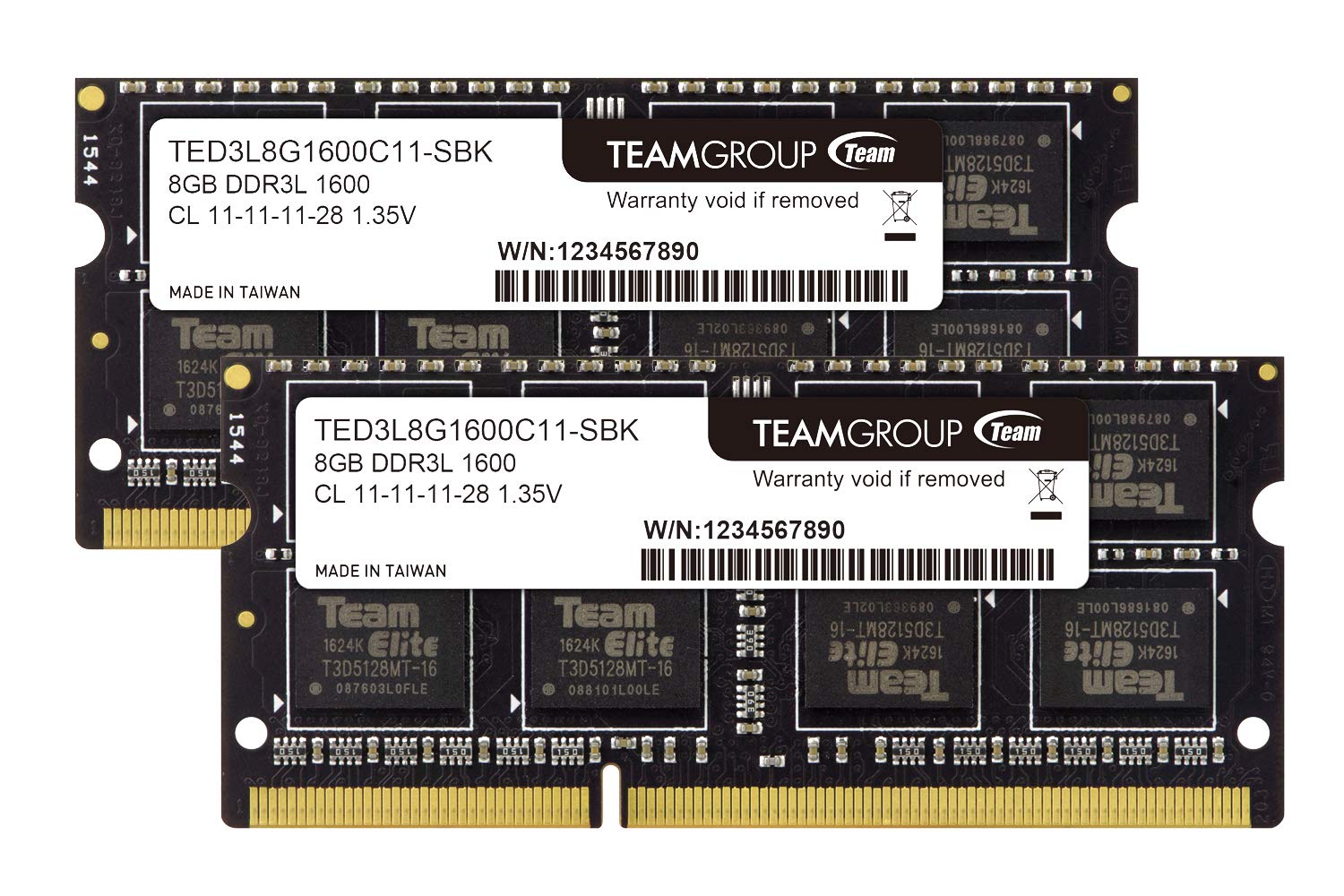 Team DDR3L SODIMM 1600Mhz 8GBx2 Laptop Memory Japan Lifetime Regular Warranty 1.35V (Low Voltage) (8GBkit) PC3L-12800
Team DDR3L SODIMM 1600Mhz 8GBx2 Laptop Memory Japan Lifetime Regular Warranty 1.35V (Low Voltage) (8GBkit) PC3L-12800