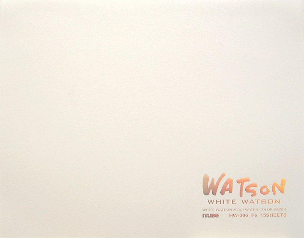 Muse Watercolor Paper, White Watson Block, F6, 300g, White, 15 Sheets, HW-306 F6
Muse Watercolor Paper, White Watson Block, F6, 300g, White, 15 Sheets, HW-306 F6