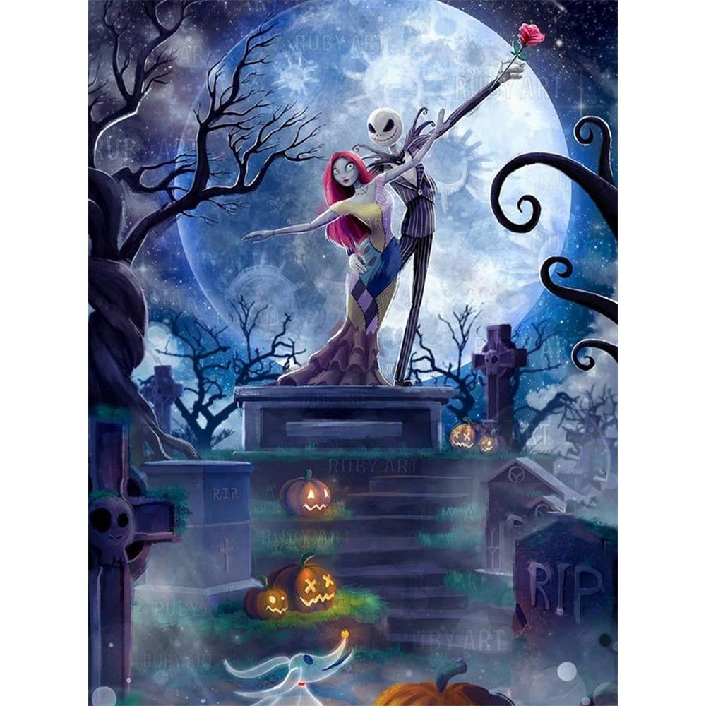 Disney Diamond Painting Jack X Sallys Graveyard Dance Theme Illustration Cute DIY Rhinestone Mosaic Cross Stitch Kit - Embroidery Gift for Home Decor Round 20x30cm
Disney Diamond Painting Jack X Sallys Graveyard Dance Theme Illustration Cute DIY Rhinestone Mosaic Cross Stitch Kit - Embroidery Gift for Home Decor Round 20x30cm