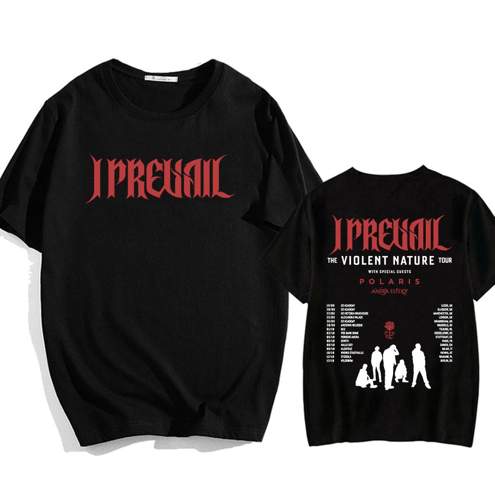 I Prevail VIOLENT NATURE Tour 2026 T-shirt Unisex Streetwear Cotton Short Sleeve Loose Tshirts Punk Band Fashion Tees XS
I Prevail VIOLENT NATURE Tour 2026 T-shirt Unisex Streetwear Cotton Short Sleeve Loose Tshirts Punk Band Fashion Tees XS