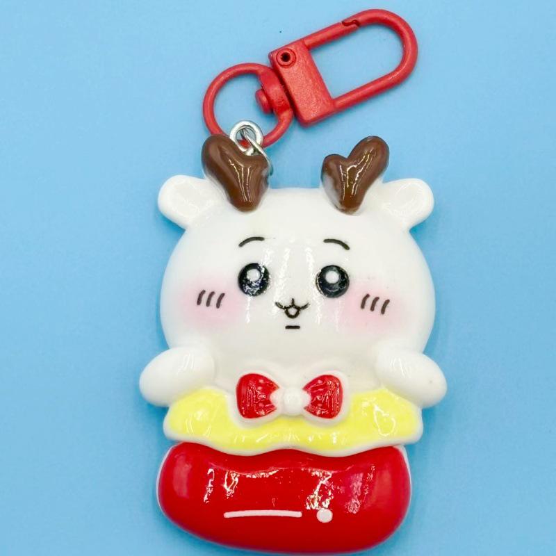 Chiikawa Christmas Resin Charm: Cartoon-Style DIY Cream Glue for Hair Clips, Hair Ties, Shoe Flowers, and Fridge Magnets.
Chiikawa Christmas Resin Charm: Cartoon-Style DIY Cream Glue for Hair Clips, Hair Ties, Shoe Flowers, and Fridge Magnets.
