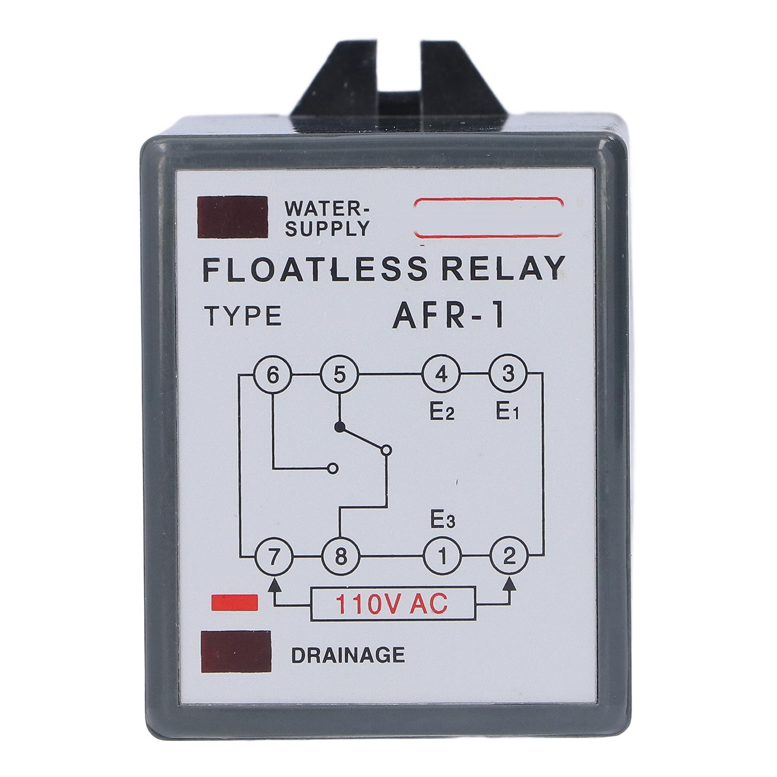Liquid Level Controller Floatless Relay High Contact Capacity Water Level Switch AC 110V AFR1
Liquid Level Controller Floatless Relay High Contact Capacity Water Level Switch AC 110V AFR1