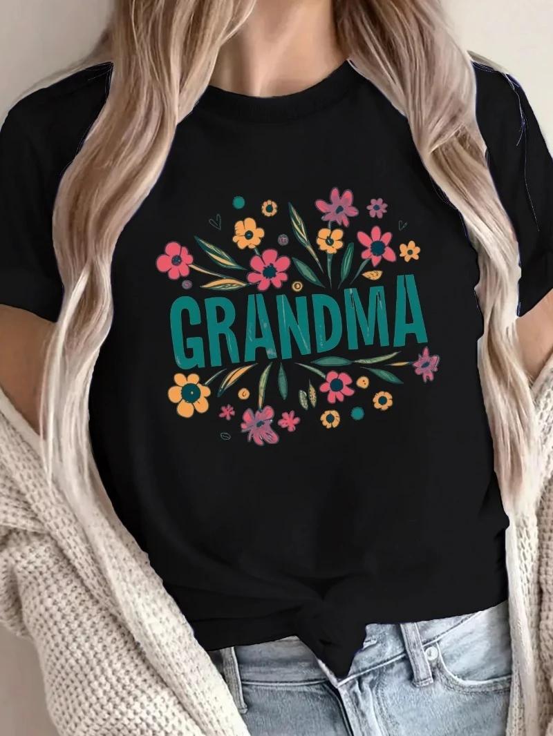 Funny Grandma Letter Print Crew Neck T-shirt Casual Short Sleeve Women Summer Short Sleeved Harajuku Streetwear Tops Tees 4XL
Funny Grandma Letter Print Crew Neck T-shirt Casual Short Sleeve Women Summer Short Sleeved Harajuku Streetwear Tops Tees 4XL