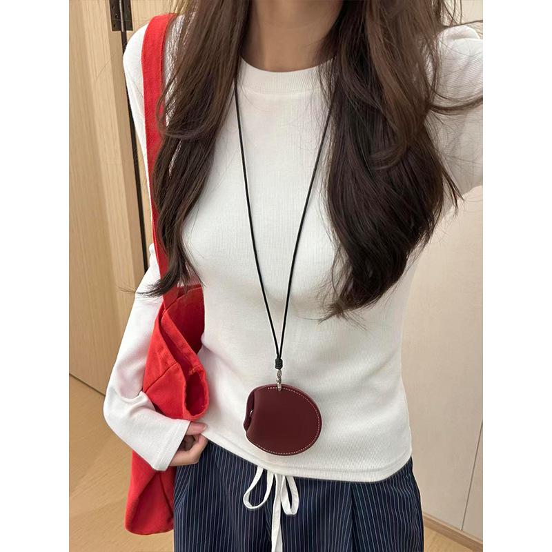 Women s Slim Fit Solid Color Long Sleeve Brushed T-shirt - Versatile Round Neck Base Layer for Autumn & Winter White Regular
Women s Slim Fit Solid Color Long Sleeve Brushed T-shirt - Versatile Round Neck Base Layer for Autumn & Winter White Regular