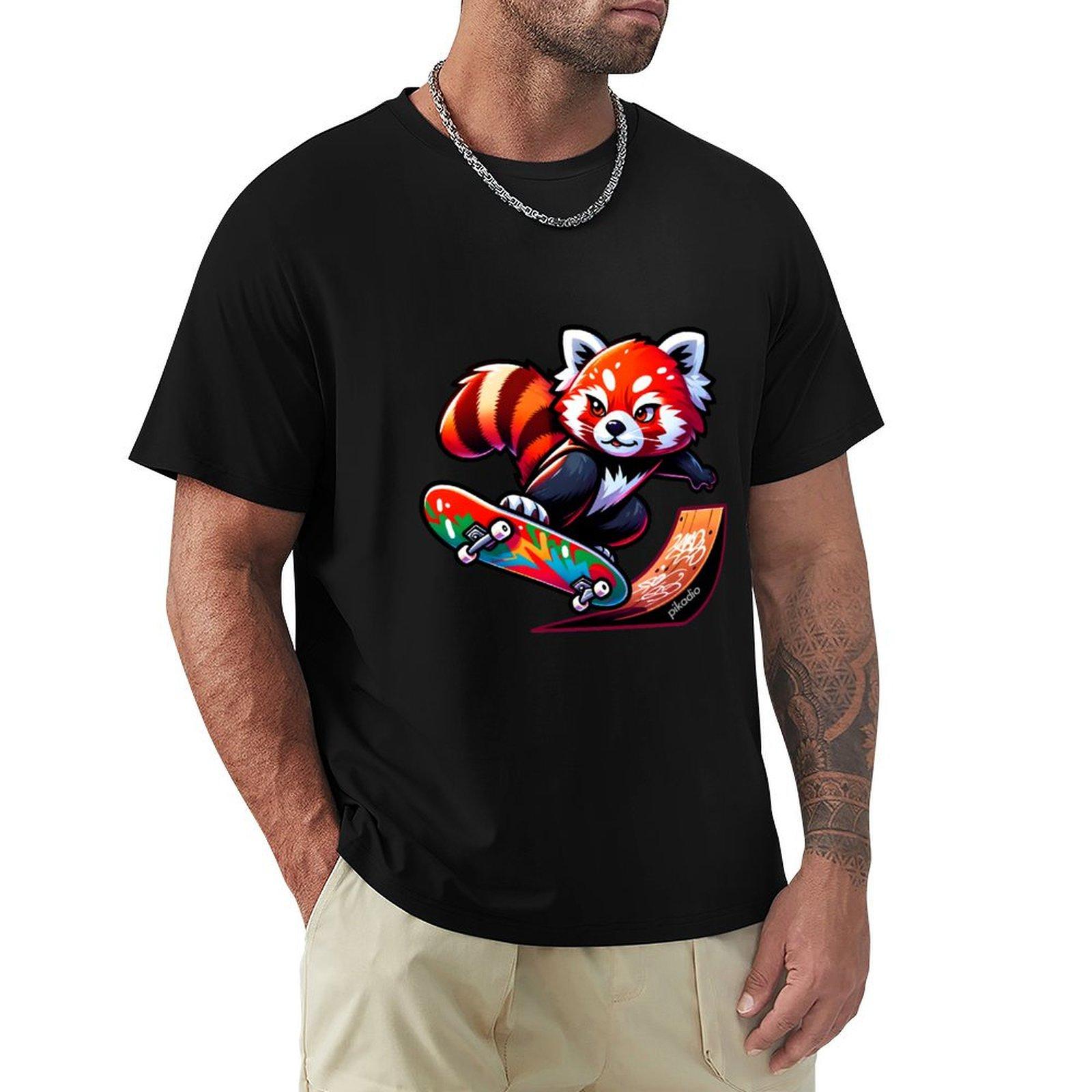 Red Panda Skate TShirt custom t shirt summer clothes Man tshirt mens workout shirts 4XL
Red Panda Skate TShirt custom t shirt summer clothes Man tshirt mens workout shirts 4XL