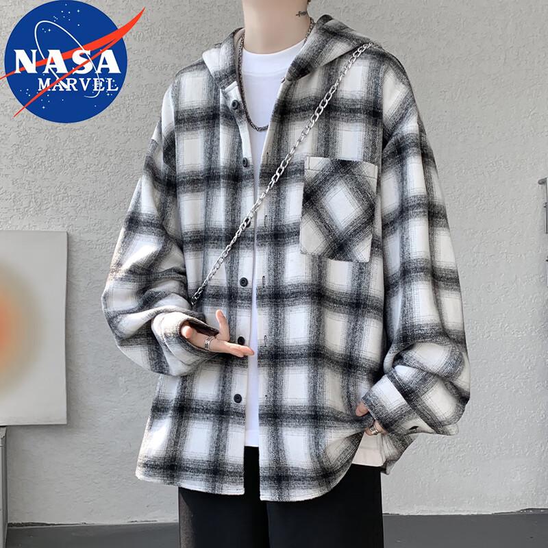 NASA MARVEL Men s Plaid Casual Shirt Jacket 3XL
NASA MARVEL Men s Plaid Casual Shirt Jacket 3XL