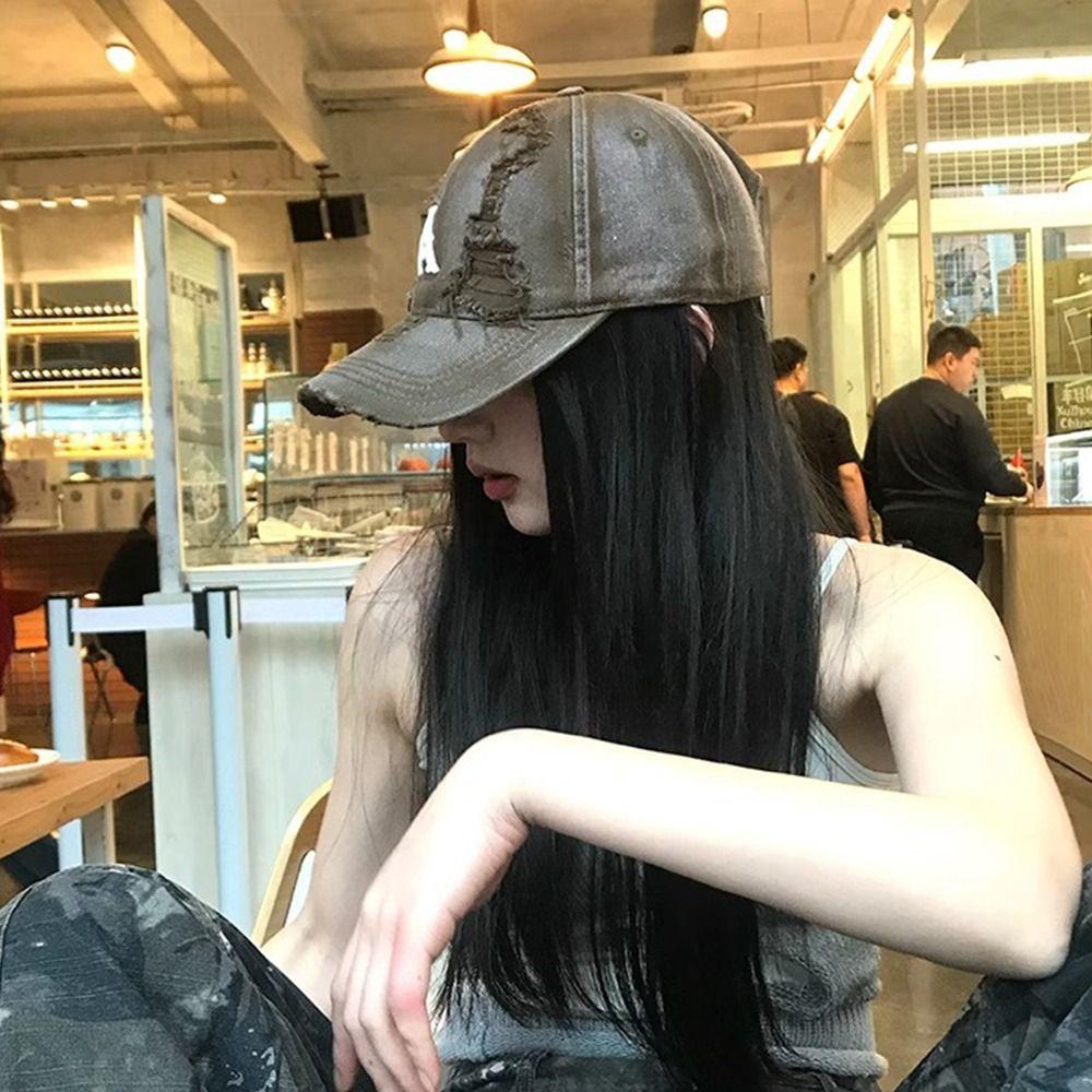 Vintage Holes Peaked Cap Embroidery Snapback Cap Adjustable Letter Baseball Hat Spicy Girls хакі
Vintage Holes Peaked Cap Embroidery Snapback Cap Adjustable Letter Baseball Hat Spicy Girls хакі
