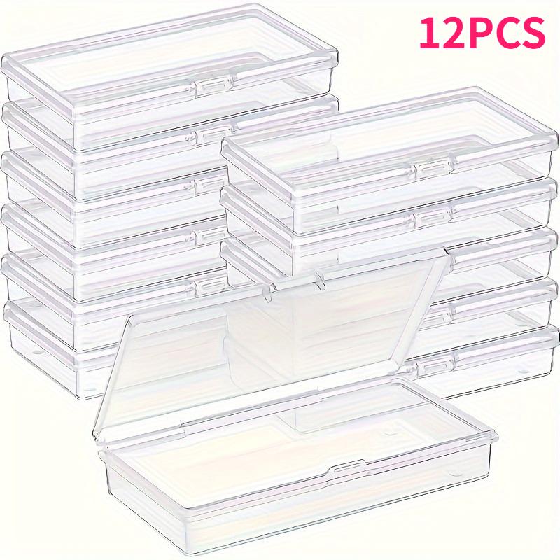 12-30pcs Clear Plastic Storage Boxes with Snap-Close Lid Stackable Organizer Container for Jewelry Craft Office Travel Clear Box
12-30pcs Clear Plastic Storage Boxes with Snap-Close Lid Stackable Organizer Container for Jewelry Craft Office Travel Clear Box