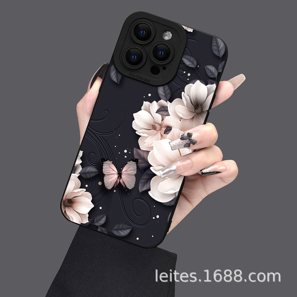 Butterfly Ink Painting iPhone 15 Case: All-Inclusive Anti-Fall Cover with Lens Protection Apple 13 чорний
Butterfly Ink Painting iPhone 15 Case: All-Inclusive Anti-Fall Cover with Lens Protection Apple 13 чорний