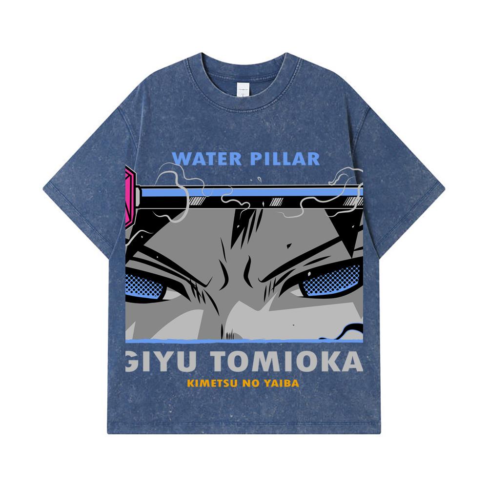 275 GSM Washed T-shirts 100% Cotton Demon Slayer V10 Tomioka Print Unisex Heavy Cotton T Shirt 2XL королівський синій колір
275 GSM Washed T-shirts 100% Cotton Demon Slayer V10 Tomioka Print Unisex Heavy Cotton T Shirt 2XL королівський синій колір