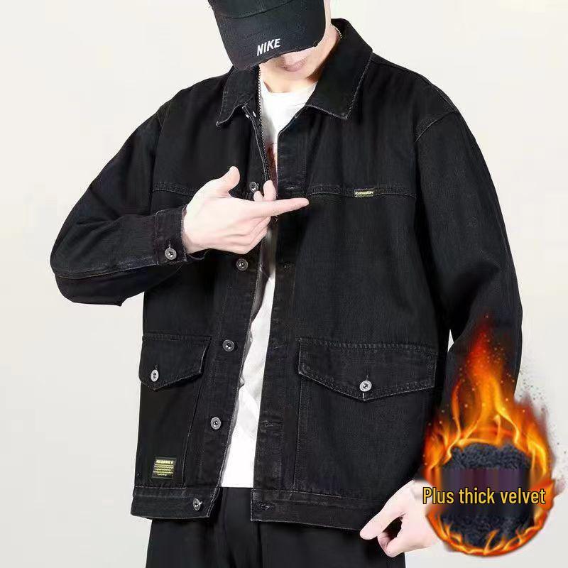 Men s Lambswool Fleece Denim Jacket - Winter Warm, Thick, for All Ages M 45-50 kg
Men s Lambswool Fleece Denim Jacket - Winter Warm, Thick, for All Ages M 45-50 kg