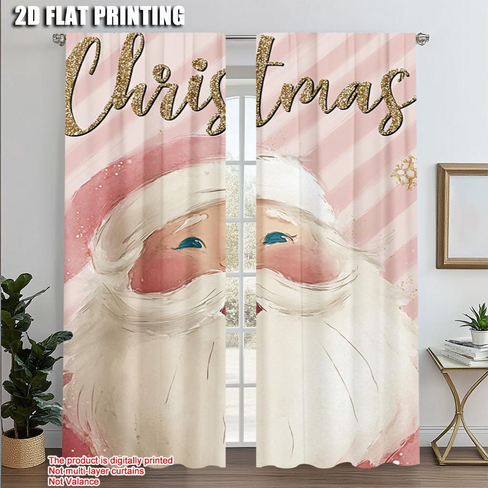 2pcs,2D plane printing Print Curtains Merry Christmas Santa Claus_ Merry Polyester Easy Install (without rod) Gifts for Room, 52.50 × 116.00 cm 2 pcs
2pcs,2D plane printing Print Curtains Merry Christmas Santa Claus_ Merry Polyester Easy Install (without rod) Gifts for Room, 52.50 × 116.00 cm 2 pcs