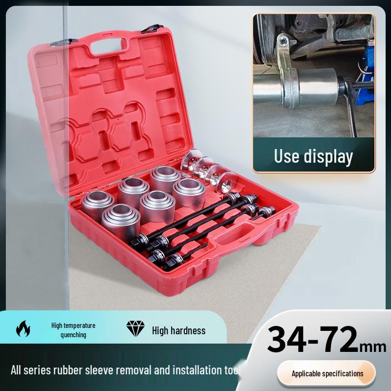 28-Piece Rear Axle Bushing Removal and Installation Tool Set
28-Piece Rear Axle Bushing Removal and Installation Tool Set