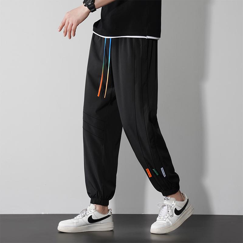 Spring Autumn Elastic Waist Loose Casual Sweatpants Male Harajuku Y2K Japanese Style Fashion All-match Sporty Pants Men Trousers S чорний
Spring Autumn Elastic Waist Loose Casual Sweatpants Male Harajuku Y2K Japanese Style Fashion All-match Sporty Pants Men Trousers S чорний