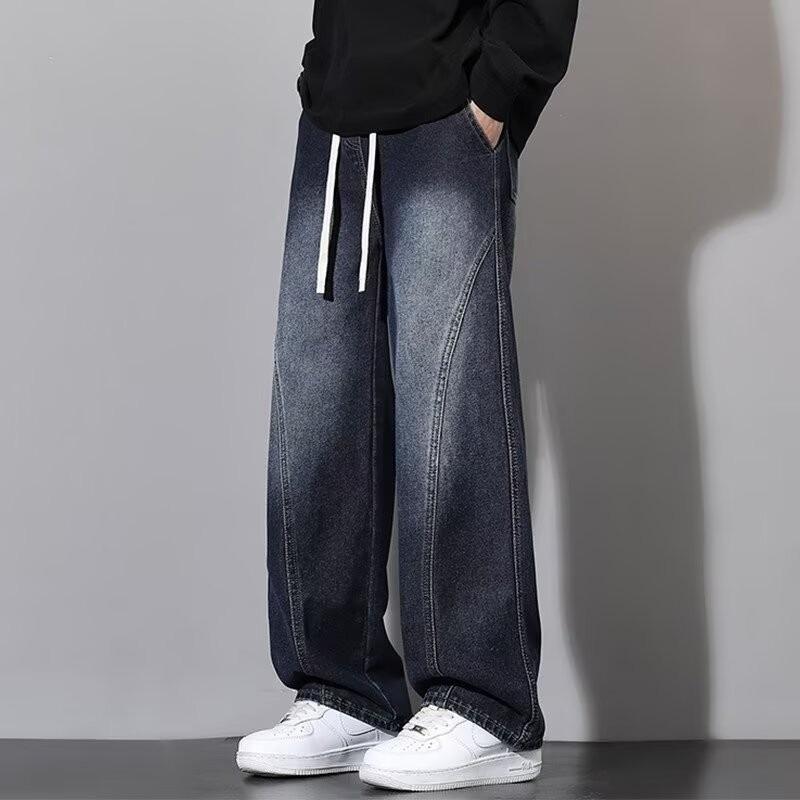 Men s American Vintage Retro Washed Wide-Leg Jeans - Trendy Loose-Fit Straight Pants for Autumn 2XL сірий колір/синій
Men s American Vintage Retro Washed Wide-Leg Jeans - Trendy Loose-Fit Straight Pants for Autumn 2XL сірий колір/синій
