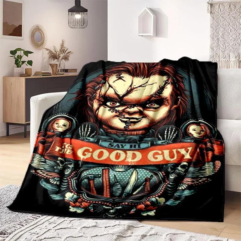Halloween Throw Blanket Horror film Chucky Annabelle Blanket Soft Home Plush Sheet Sofa Cover all Seasons Travel Warm Blanket 75cmx90cm
Halloween Throw Blanket Horror film Chucky Annabelle Blanket Soft Home Plush Sheet Sofa Cover all Seasons Travel Warm Blanket 75cmx90cm