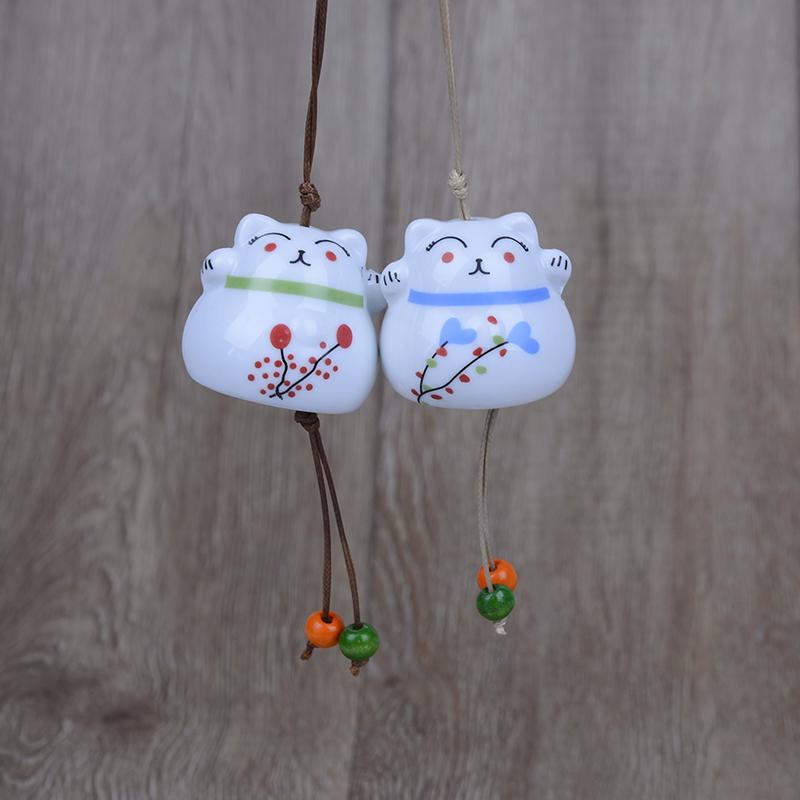 Керамические колокольчики Lucky Cat, подвеска с колокольчиками, украшение для автомобиля, домашний декор
Керамические колокольчики Lucky Cat, подвеска с колокольчиками, украшение для автомобиля, домашний декор