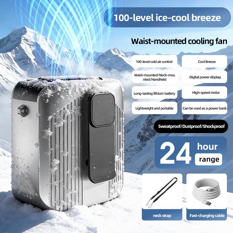 Ice Pack Cooling Waist Fan for Outdoor and Camping 7.8*9.2*10cm белый
Ice Pack Cooling Waist Fan for Outdoor and Camping 7.8*9.2*10cm белый