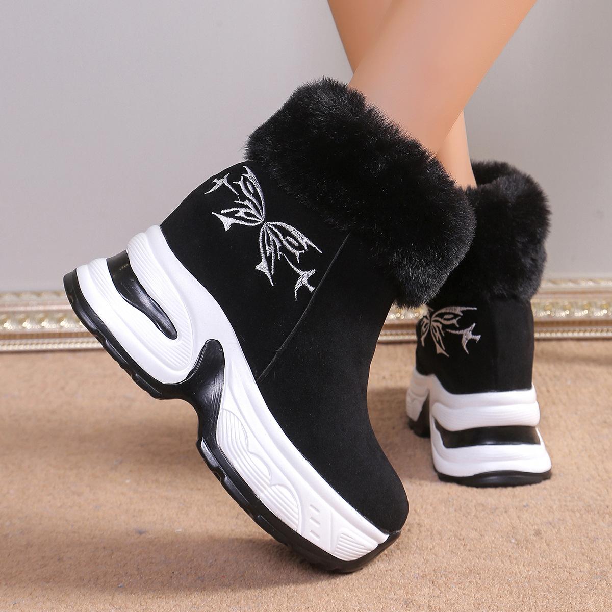 Women s Wide Width Suede Snow Boots, Plush Lined Height Increasing Booties, European Style Winter Ankle Boots 43 чорний
Women s Wide Width Suede Snow Boots, Plush Lined Height Increasing Booties, European Style Winter Ankle Boots 43 чорний
